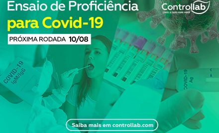 Covid-19: Controllab terá rodada de proficiência em agosto