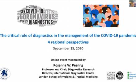 Webinar: Papel crítico do diagnóstico na gestão da pandemia de COVID-19: Perspectivas de 4 regiões